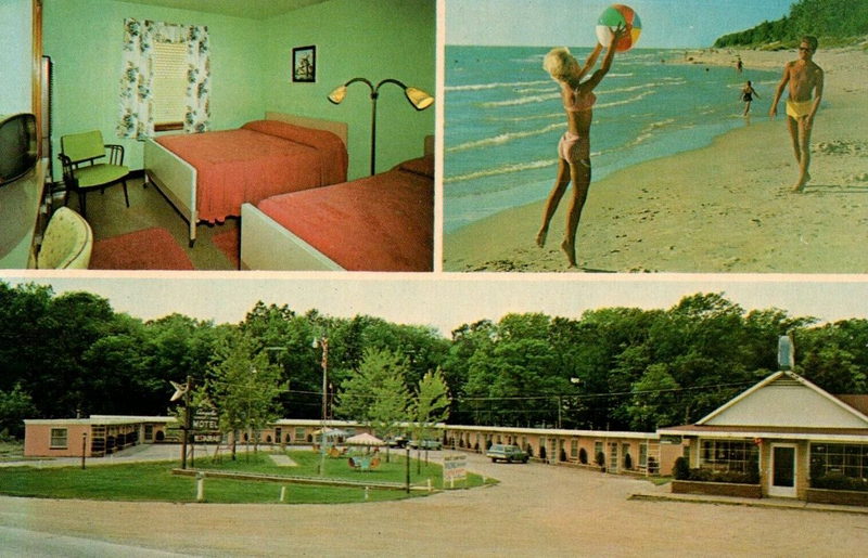 Angelos Sunset View Motel - Vintage Postcard (newer photo)